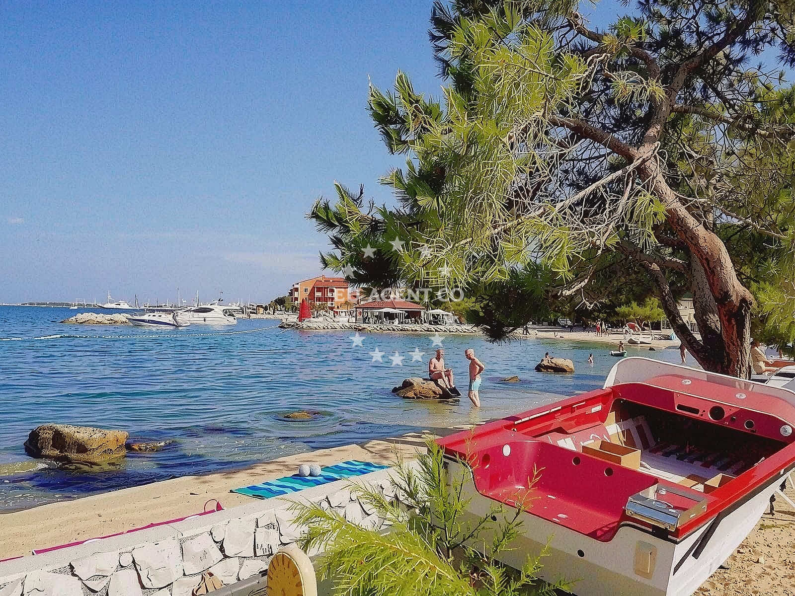 Approach and location view of Bibinje harbor in Harbour in Bibinje, North Dalmatia, Croatia photo 3