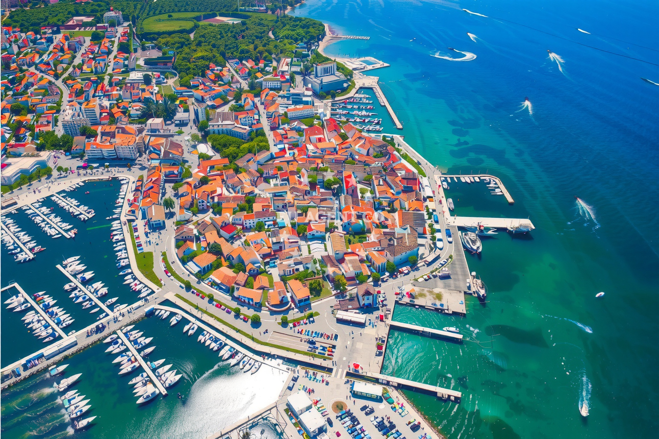 Additional view of Biograd harbor in Harbour in Biograd na moru, North Dalmatia, Croatia photo 6