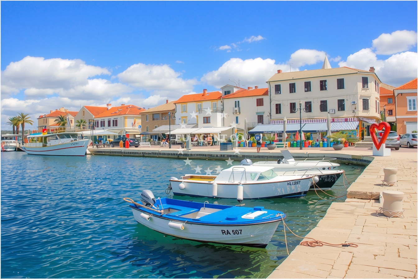 Additional view of Biograd harbor in Harbour in Biograd na moru, North Dalmatia, Croatia photo 7