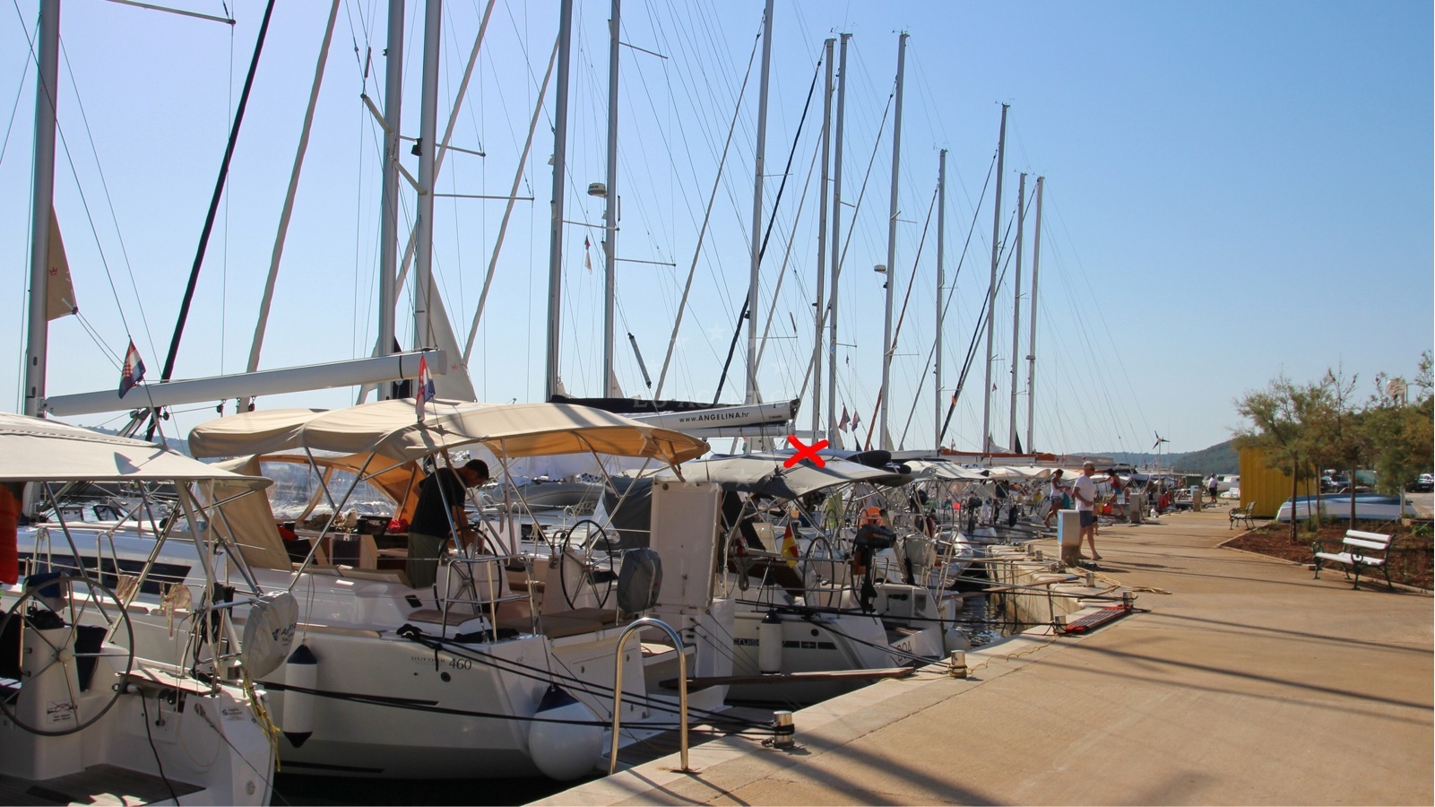 Additional view of Sali harbor in Harbour in Sali on the island Dugi Otok, North Dalmatia, Croatia photo 13