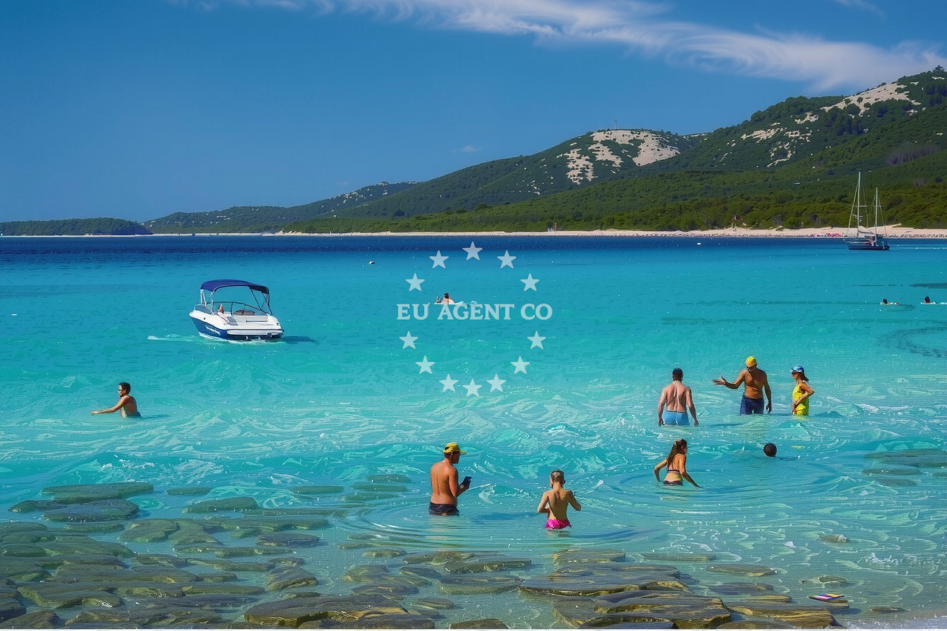Additional view of Zaglav harbor in Harbour in Zaglav on the island Dugi Otok, North Dalmatia, Croatia photo 12