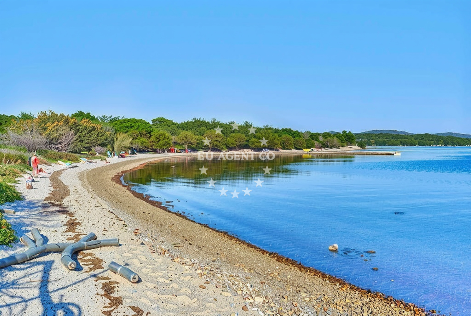 Additional view of Brgulje harbor in Harbour in Brgulje on the island Molat, North Dalmatia, Croatia photo 6