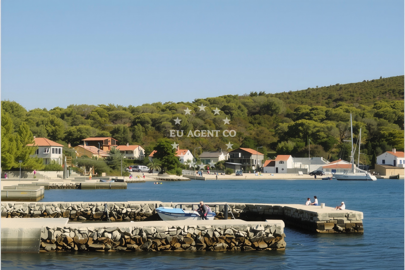 Additional view of Brgulje harbor in Harbour in Brgulje on the island Molat, North Dalmatia, Croatia photo 10