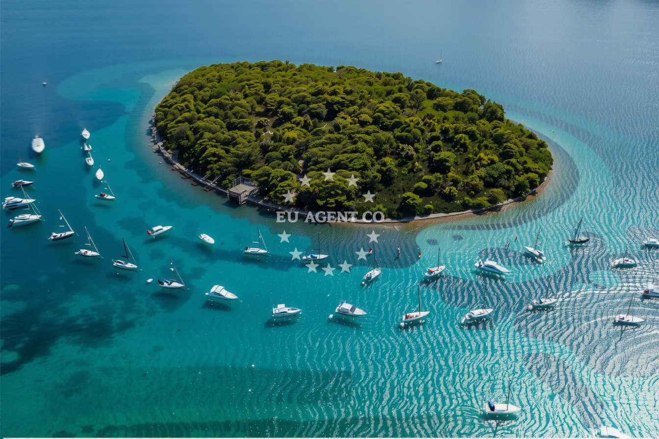 Additional view of Zapuntel harbor in Harbour in Zapuntel on the island Molat, North Dalmatia, Croatia photo 5