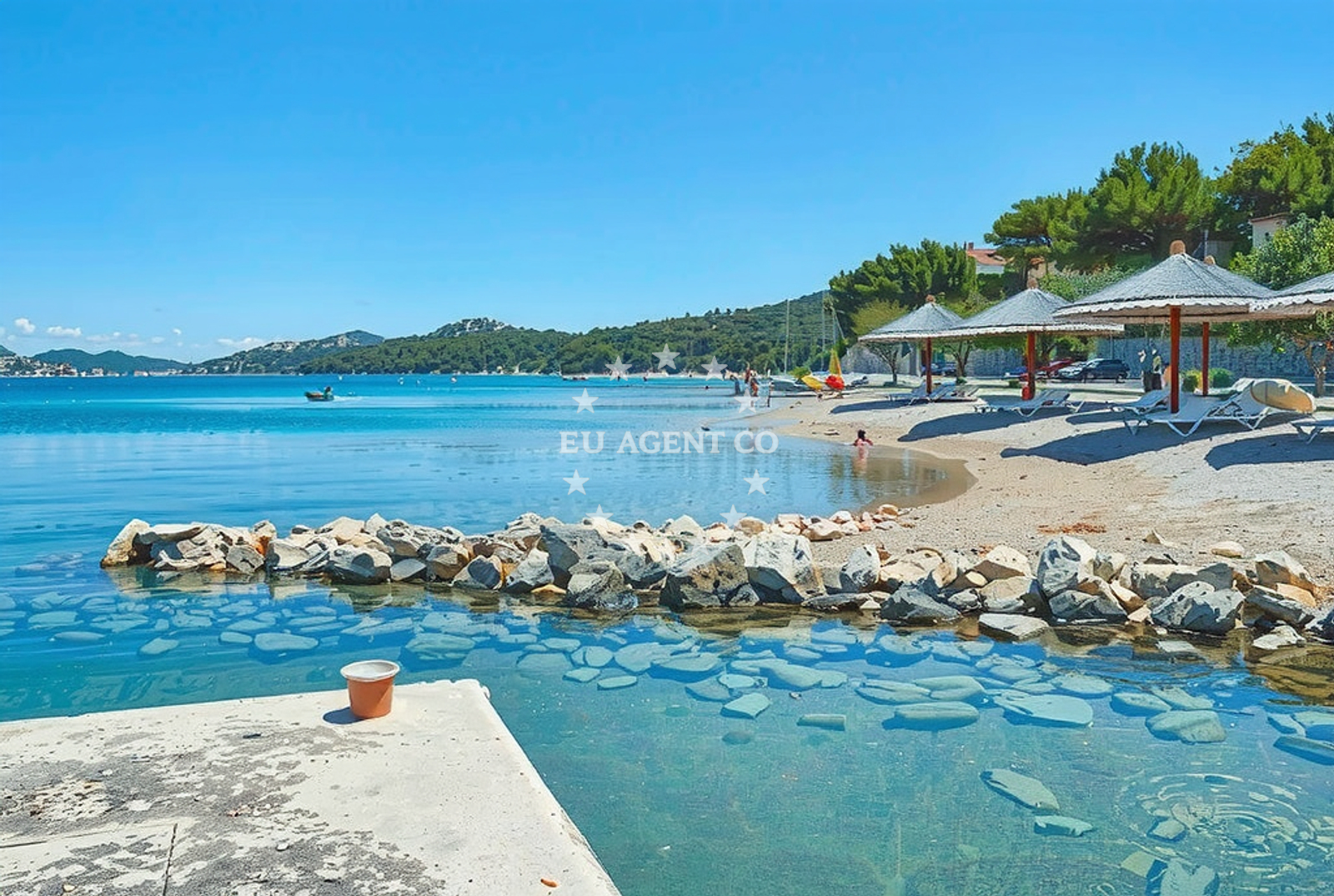 Additional view of Betina harbor in Harbour in Murter on the island Murter, North Dalmatia, Croatia photo 5