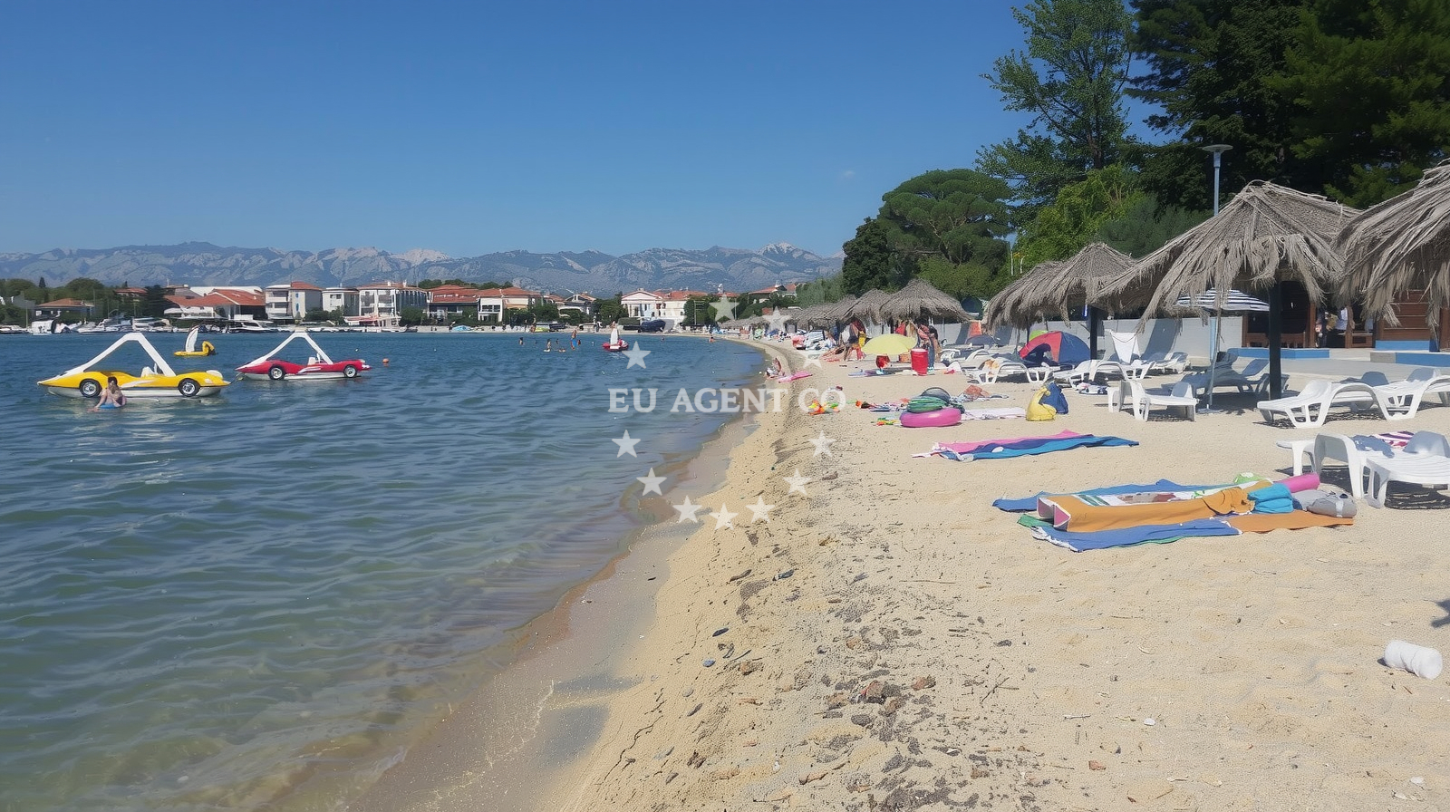 Additional view of Mulo harbor in Harbour in Nin, North Dalmatia, Croatia photo 5