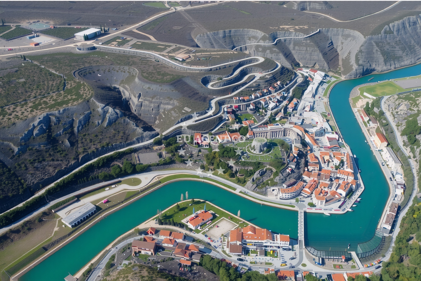 Additional view of Obrovac harbor in Harbour in Obrovac, North Dalmatia, Croatia photo 6