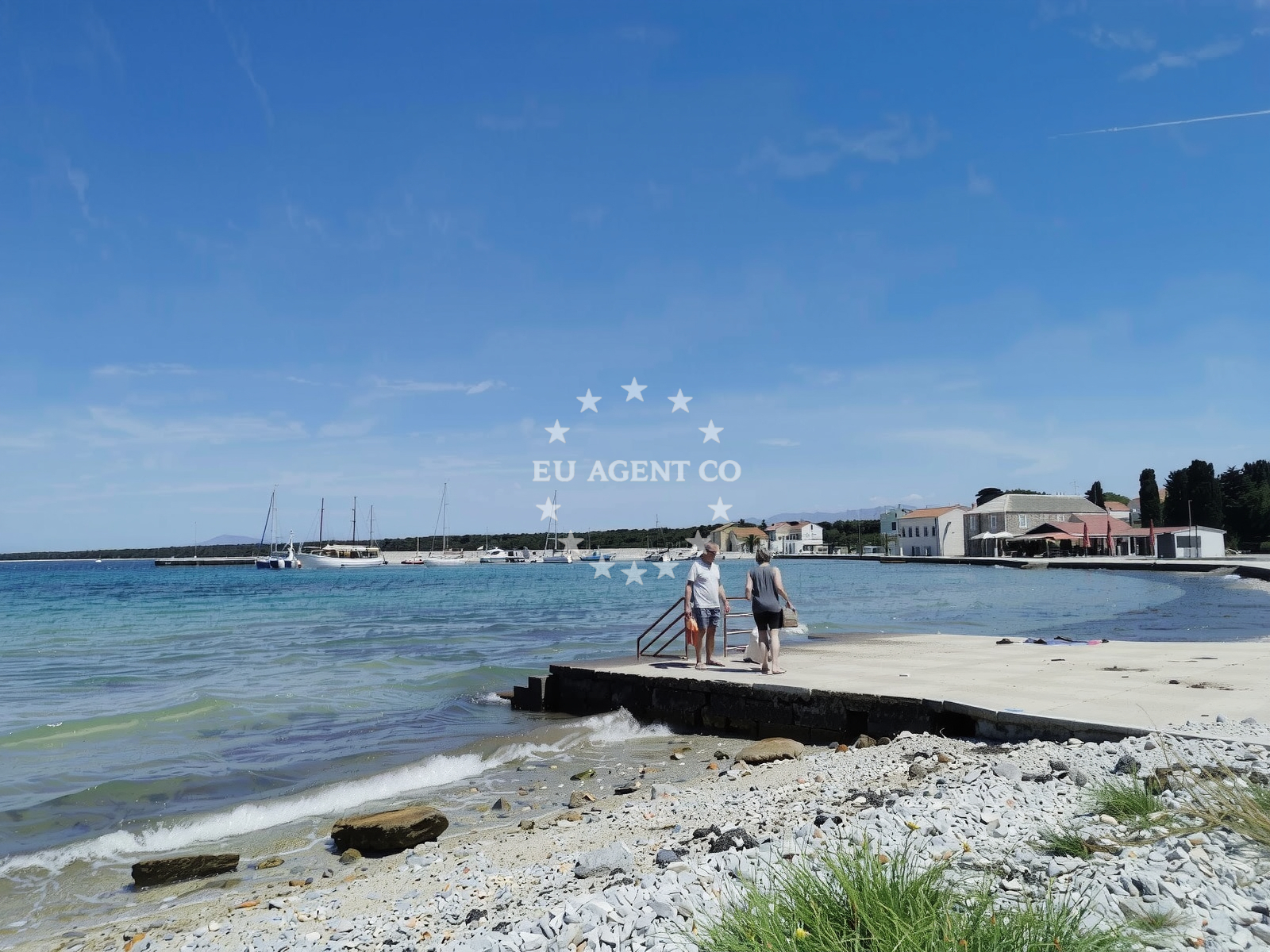 Additional view of Olib harbor in Harbour in Olib on the island Olib, North Dalmatia, Croatia photo 13