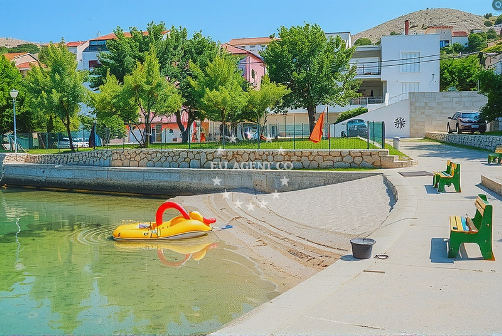Additional view of Miškovići harbor in Harbour in Miškovići on the island Pag, North Dalmatia, Croatia photo 5