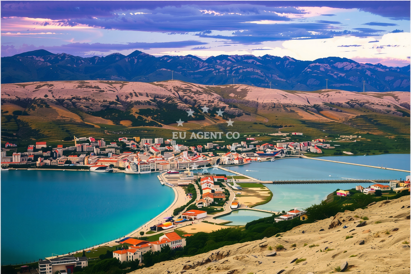 Additional view of Pag harbor in Harbour in Pag on the island Pag, North Dalmatia, Croatia photo 11