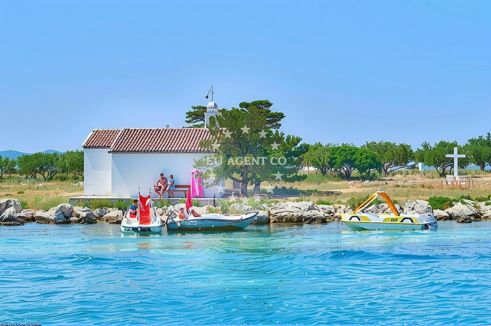 Additional view of Pakoštane harbor in Harbour in Pakoštane, North Dalmatia, Croatia photo 4