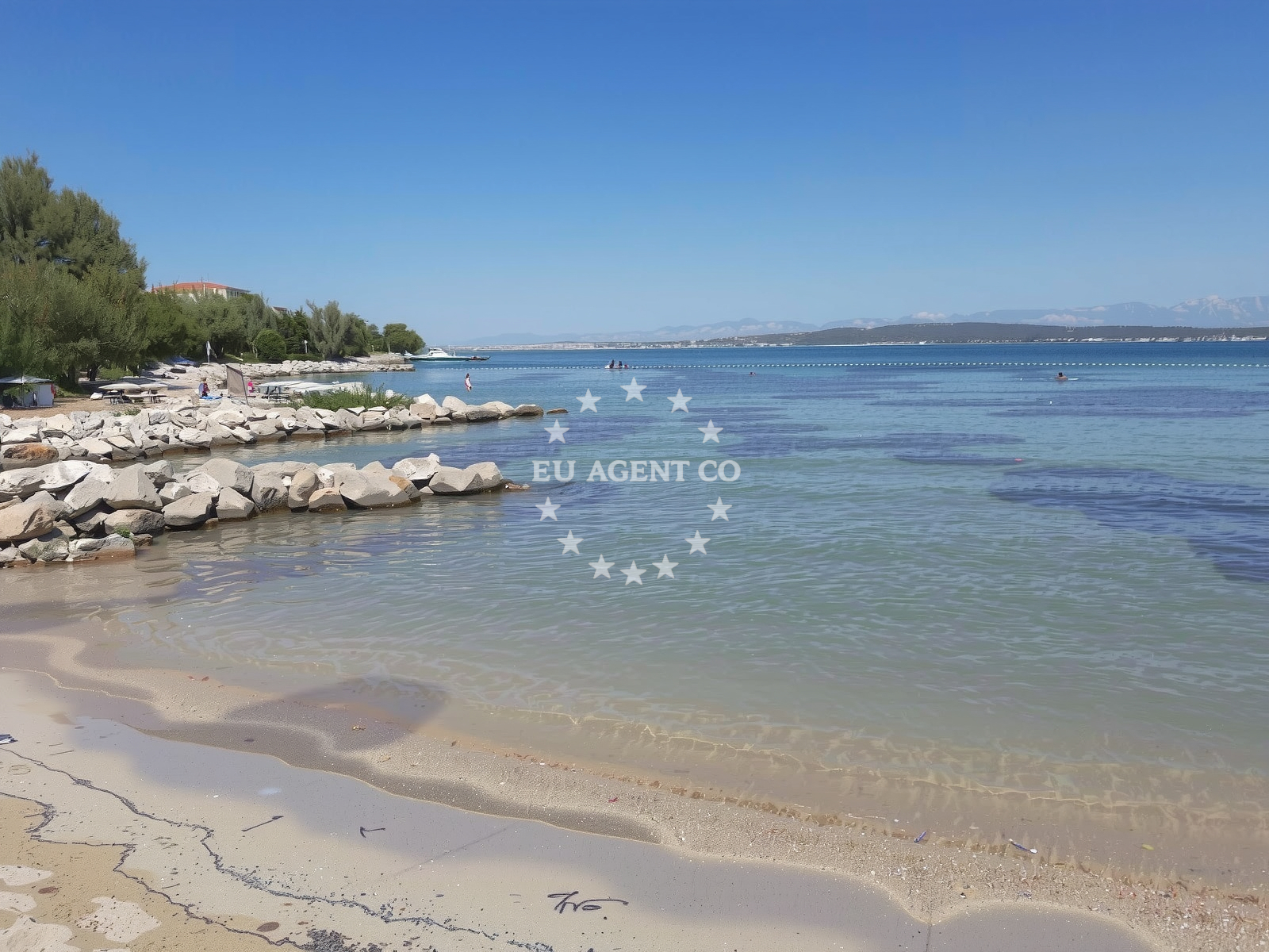 Banj Harbour on Pasman Island, North Dalmatia, Croatia
