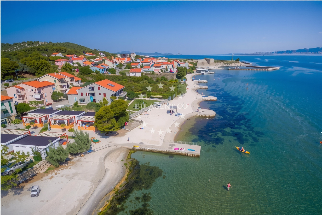 Additional view of Dobropoljana harbor in Harbour in Dobropoljana on the island Pašman, North Dalmatia, Croatia photo 8