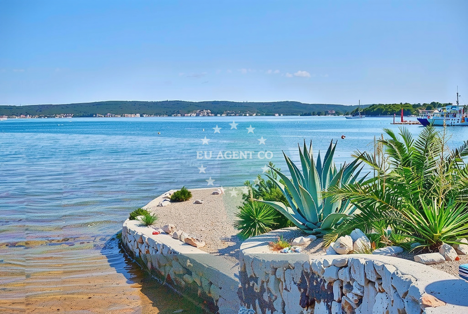 Additional view of Mrljane harbor in Harbour in Mrljane on the island Pašman, North Dalmatia, Croatia photo 5