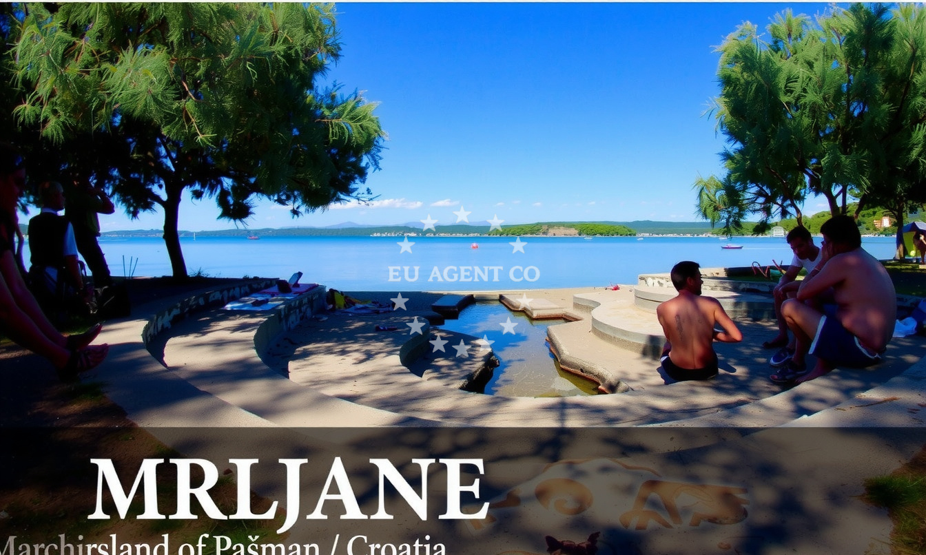 Additional view of Mrljane harbor in Harbour in Mrljane on the island Pašman, North Dalmatia, Croatia photo 9