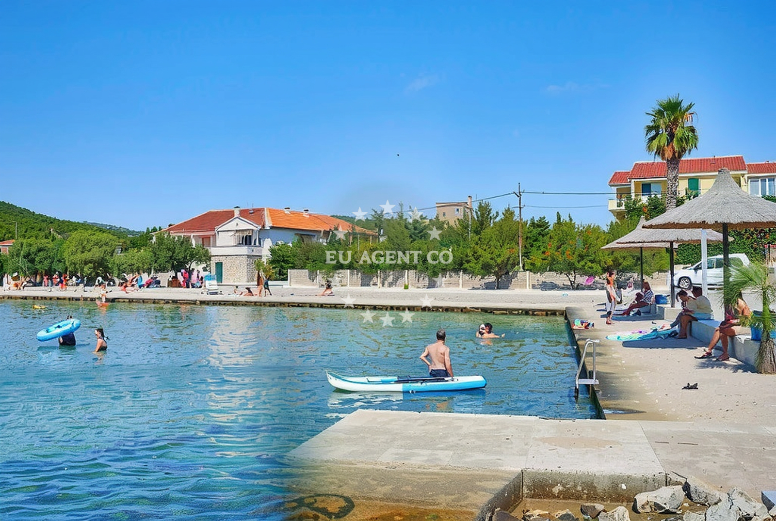 Additional view of Pašman harbor in Harbour in Pašman on the island Pašman, North Dalmatia, Croatia photo 5