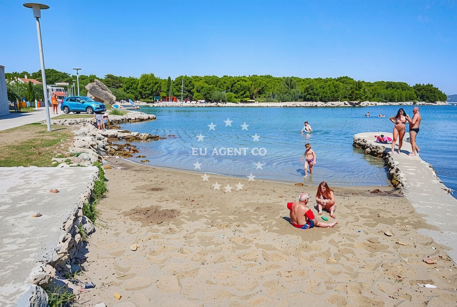 Additional view of Ždrelac harbor in Harbour in Ždrelac on the island Pašman, North Dalmatia, Croatia photo 4