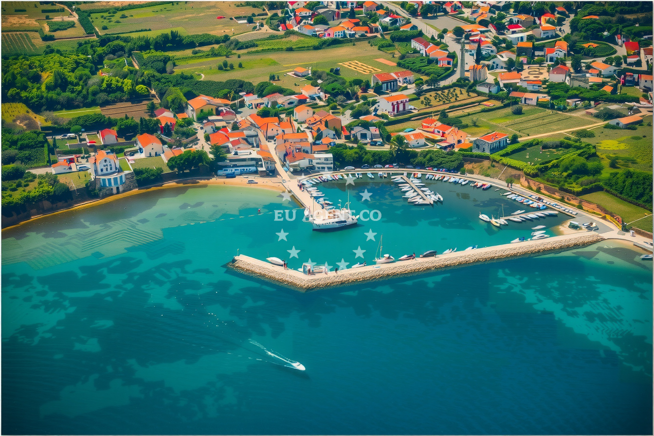 Additional view of Privlaka harbor in Harbour in Privlaka, North Dalmatia, Croatia photo 9
