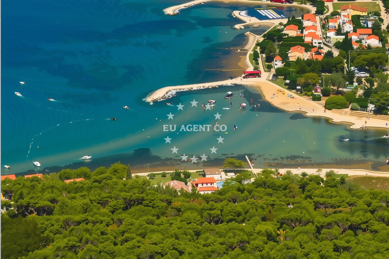 Additional view of Privlaka harbor in Harbour in Privlaka, North Dalmatia, Croatia photo 11