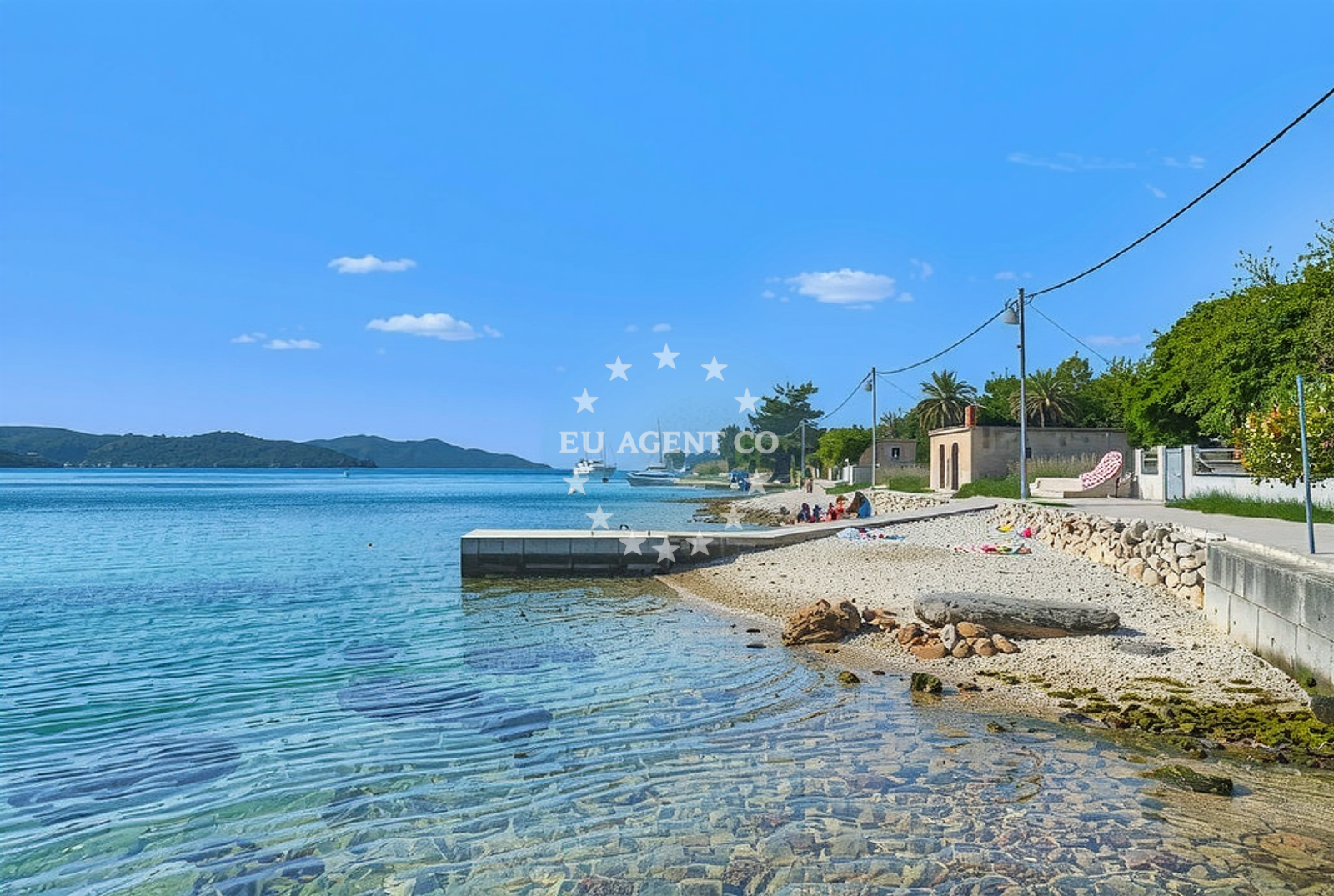 Additional view of Rivanj harbor in Harbour in Rivanj on the island Rivanj, North Dalmatia, Croatia photo 4
