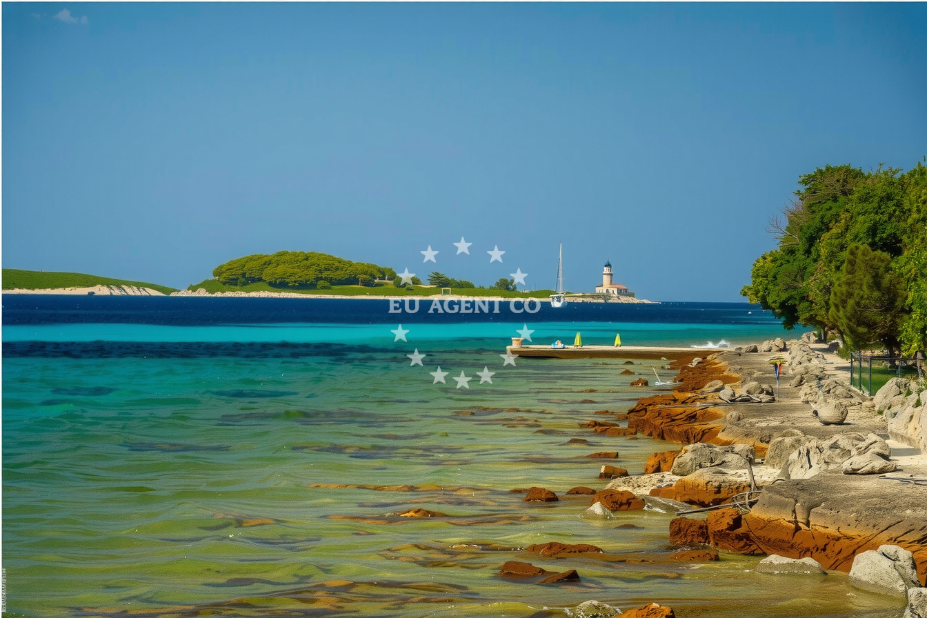 Additional view of Rivanj harbor in Harbour in Rivanj on the island Rivanj, North Dalmatia, Croatia photo 11