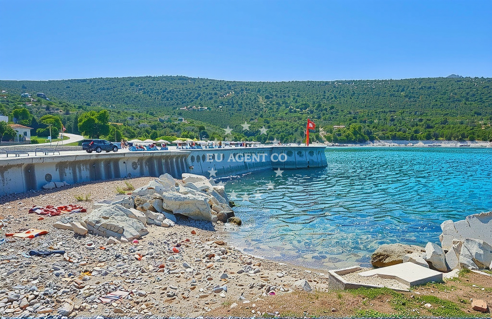 Hrvatin Harbour, Sestrunj, Croatia - small harbor with mooring facilities