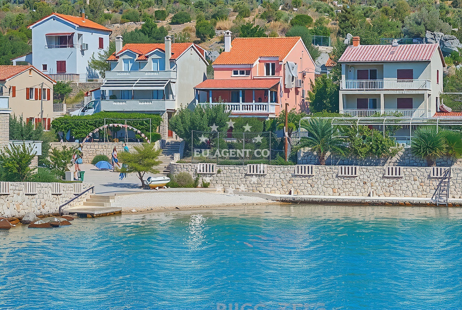 Kablin Harbour on the island of Sestrunj, North Dalmatia, Croatia