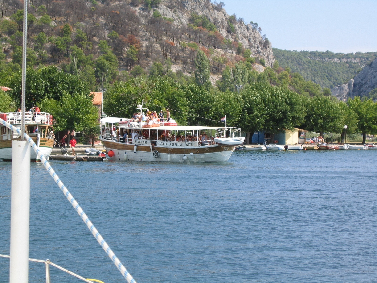 Additional view of Skradin harbor in Harbour in Skradin, North Dalmatia, Croatia photo 7