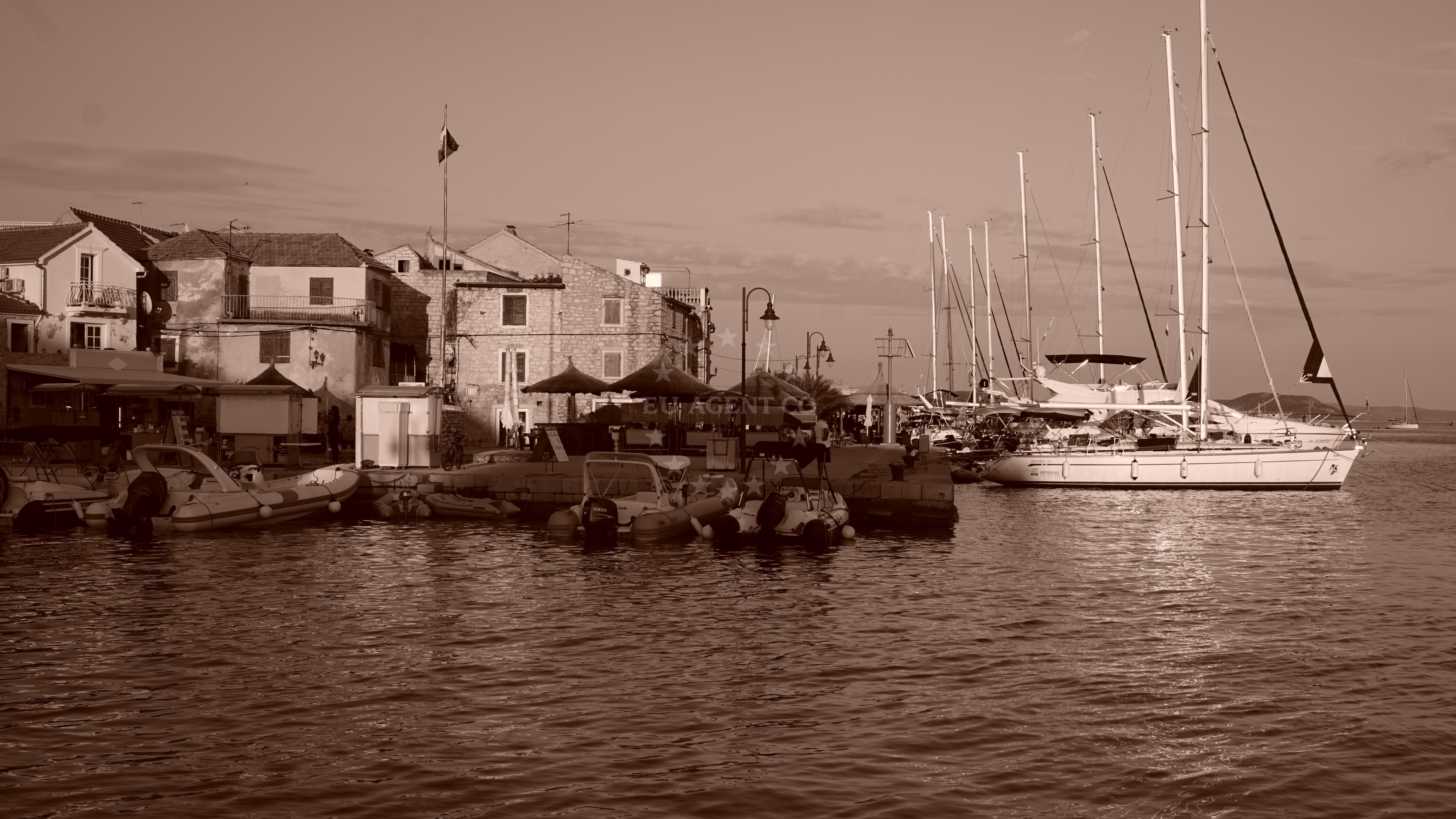 Additional view of Tribunj harbor in Harbour in Tribunj, North Dalmatia, Croatia photo 6