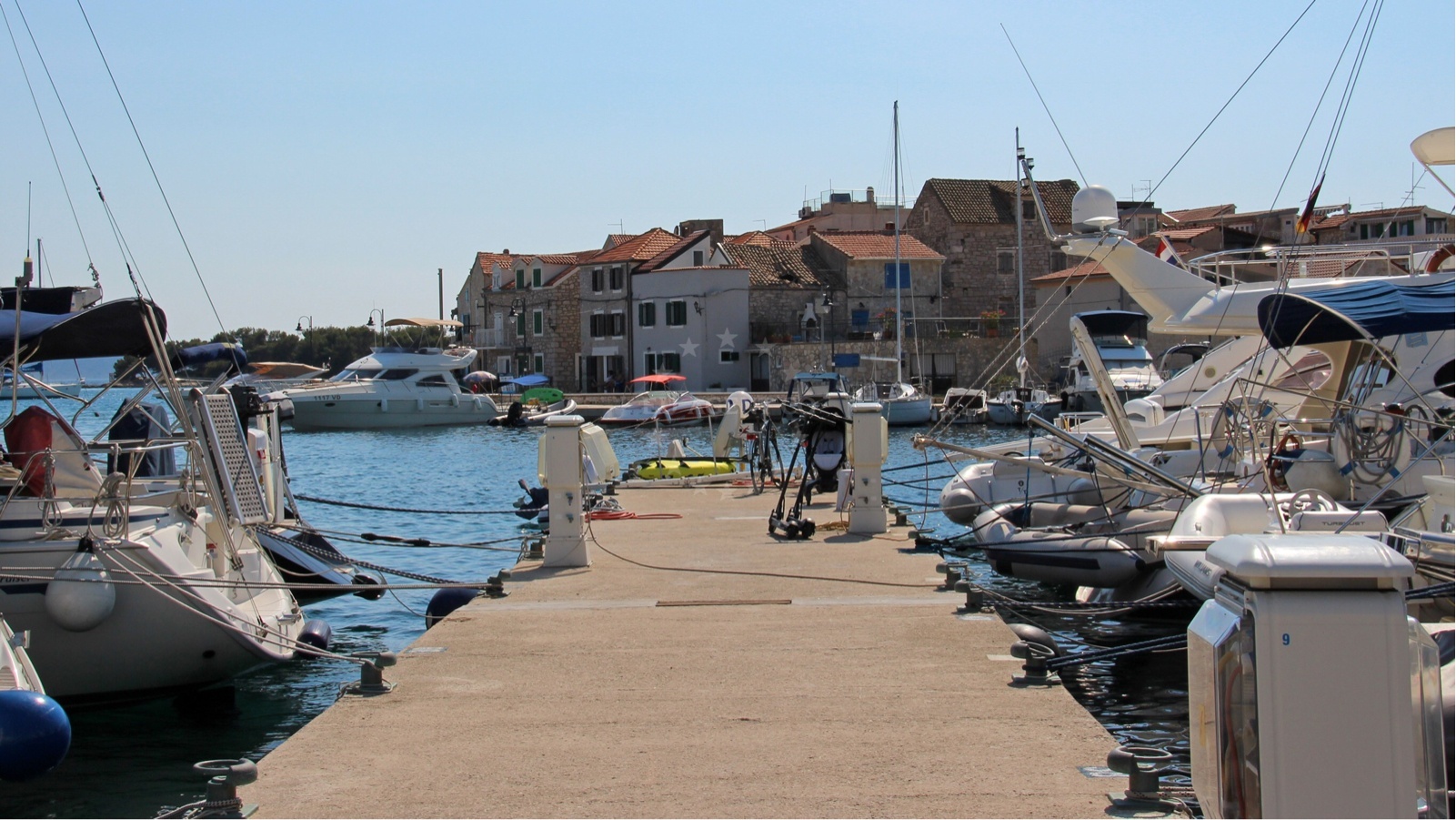 Additional view of Tribunj harbor in Harbour in Tribunj, North Dalmatia, Croatia photo 8