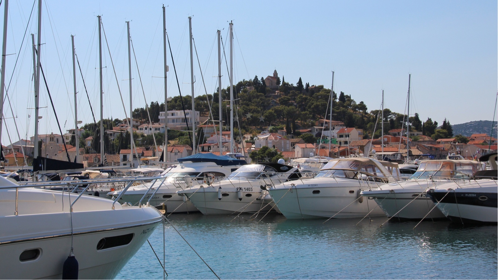 Additional view of Tribunj harbor in Harbour in Tribunj, North Dalmatia, Croatia photo 11