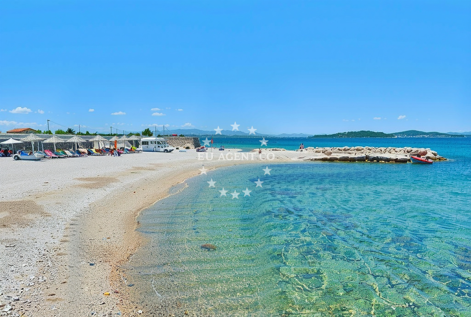 Additional view of Tribunj harbor in Harbour in Tribunj, North Dalmatia, Croatia photo 21