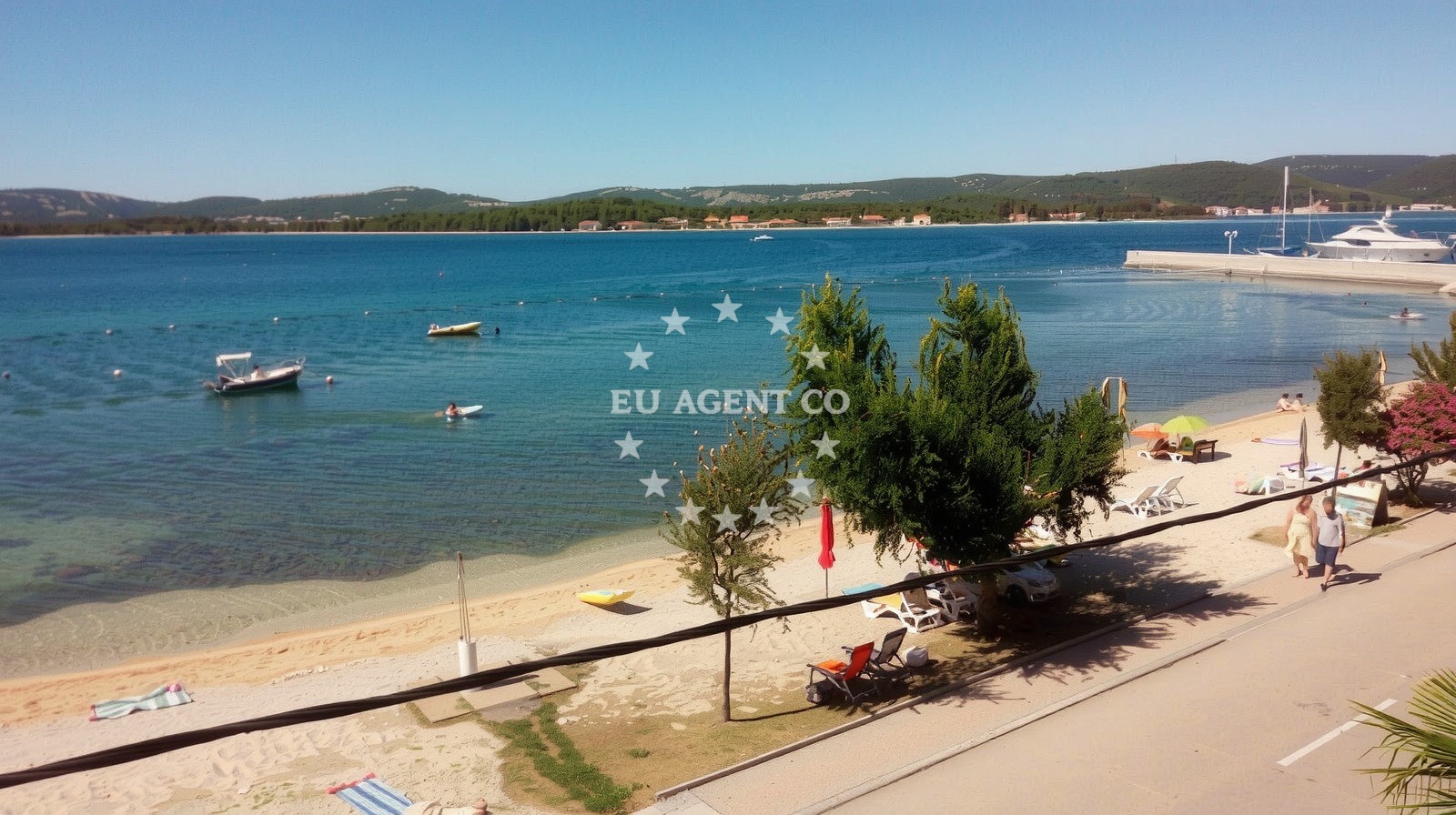 Additional view of Turanj harbor in Harbour in Turanj, North Dalmatia, Croatia photo 5