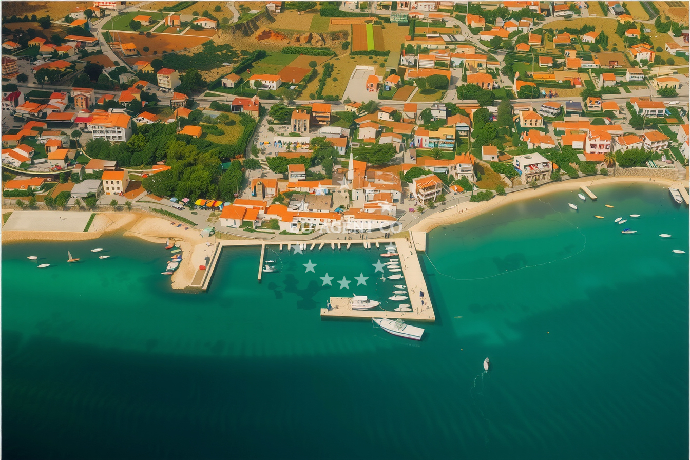Additional view of Turanj harbor in Harbour in Turanj, North Dalmatia, Croatia photo 14