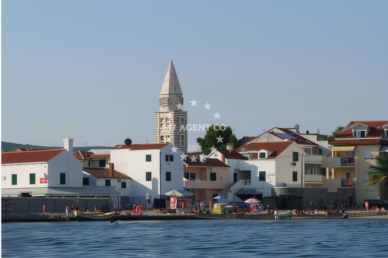 Additional view of Turanj harbor in Harbour in Turanj, North Dalmatia, Croatia photo 15