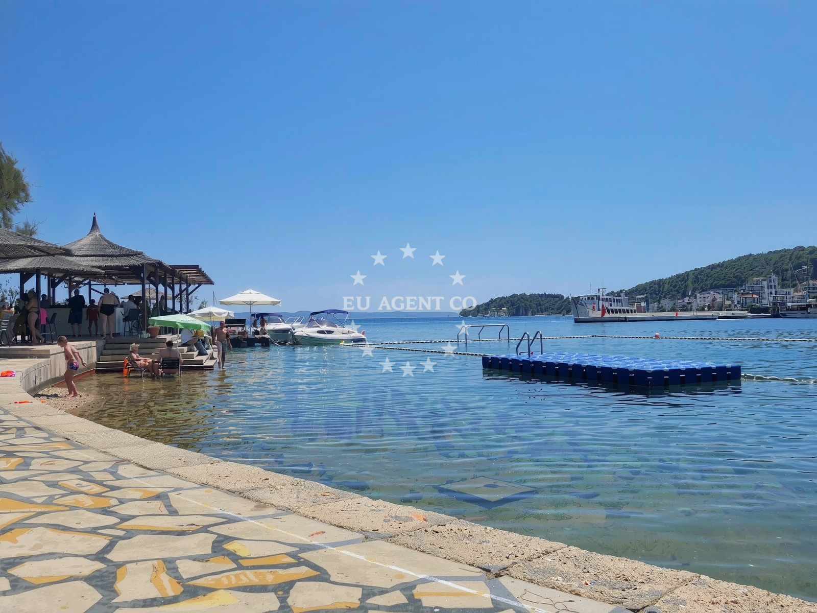 Batalaza Harbour in Kali, Ugljan, Croatia with a depth of 6 meters