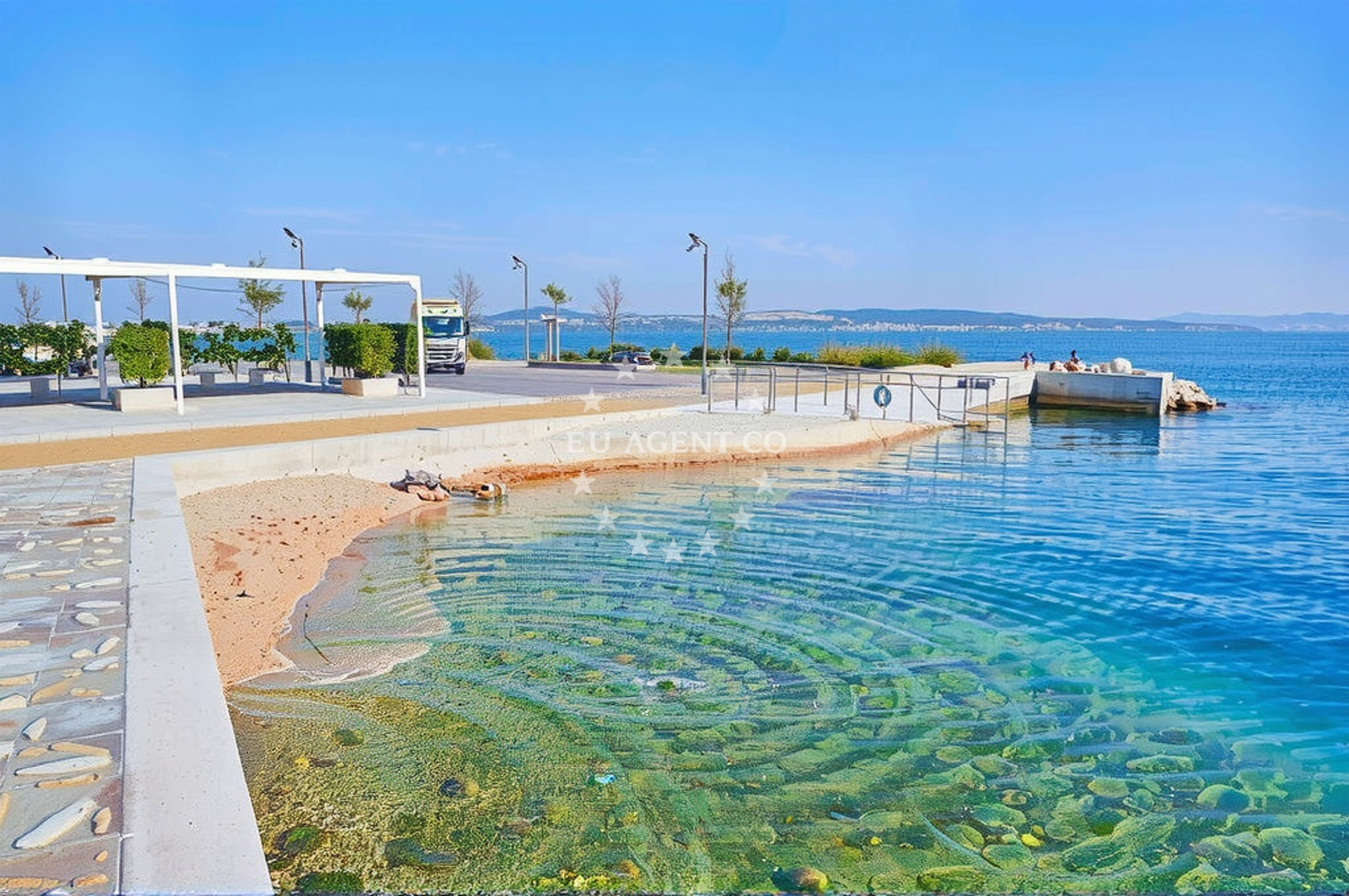 Marina Preko on the island of Ugljan, North Dalmatia
