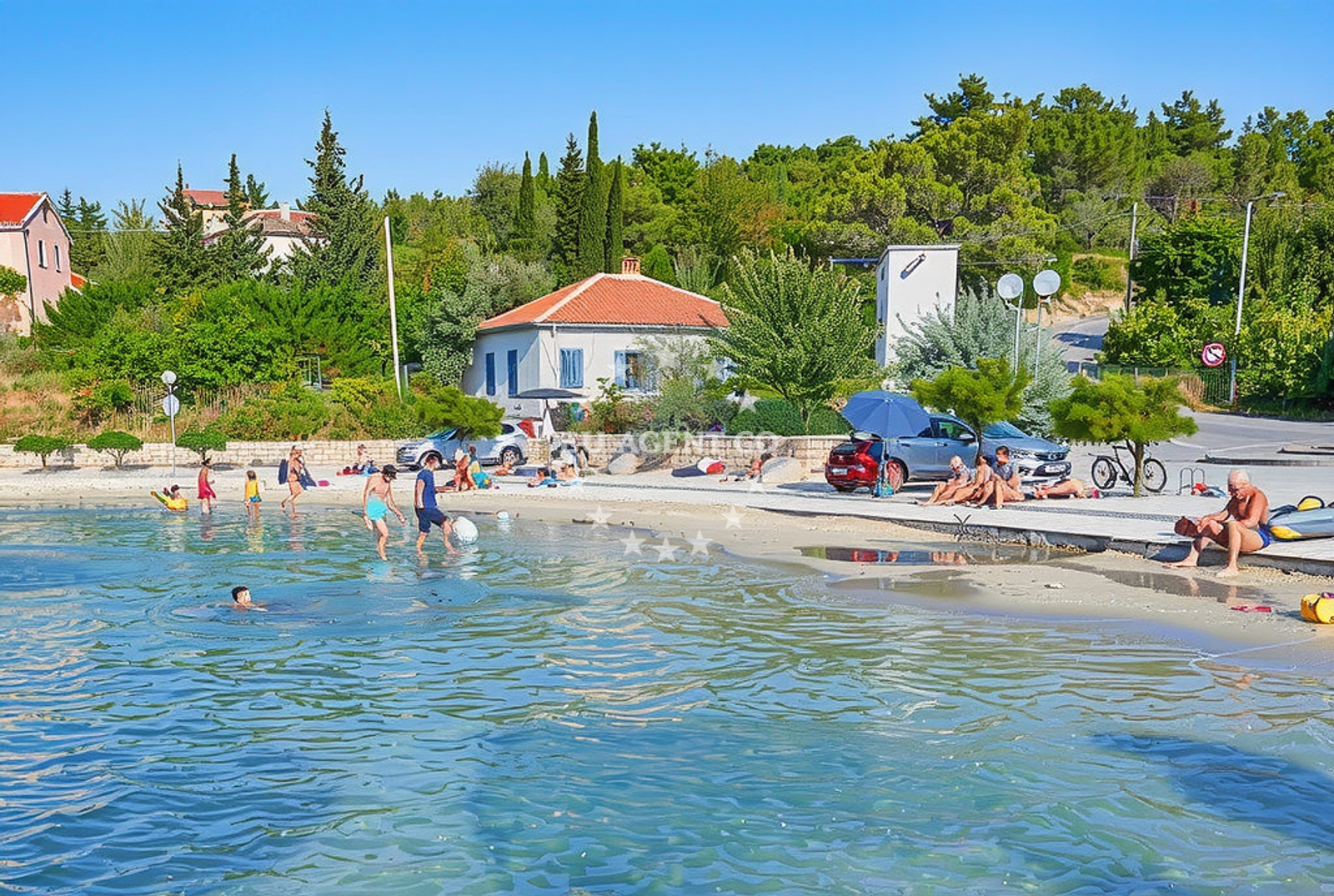 Additional view of Lukoran harbor in Harbour in Lukoran on the island Ugljan, North Dalmatia, Croatia photo 4