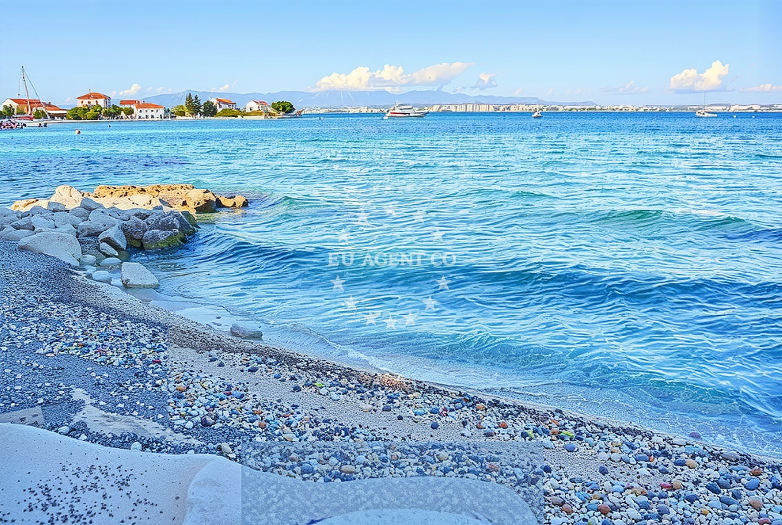 Additional view of Poljana harbor in Harbour in Poljana on the island Ugljan, North Dalmatia, Croatia photo 6