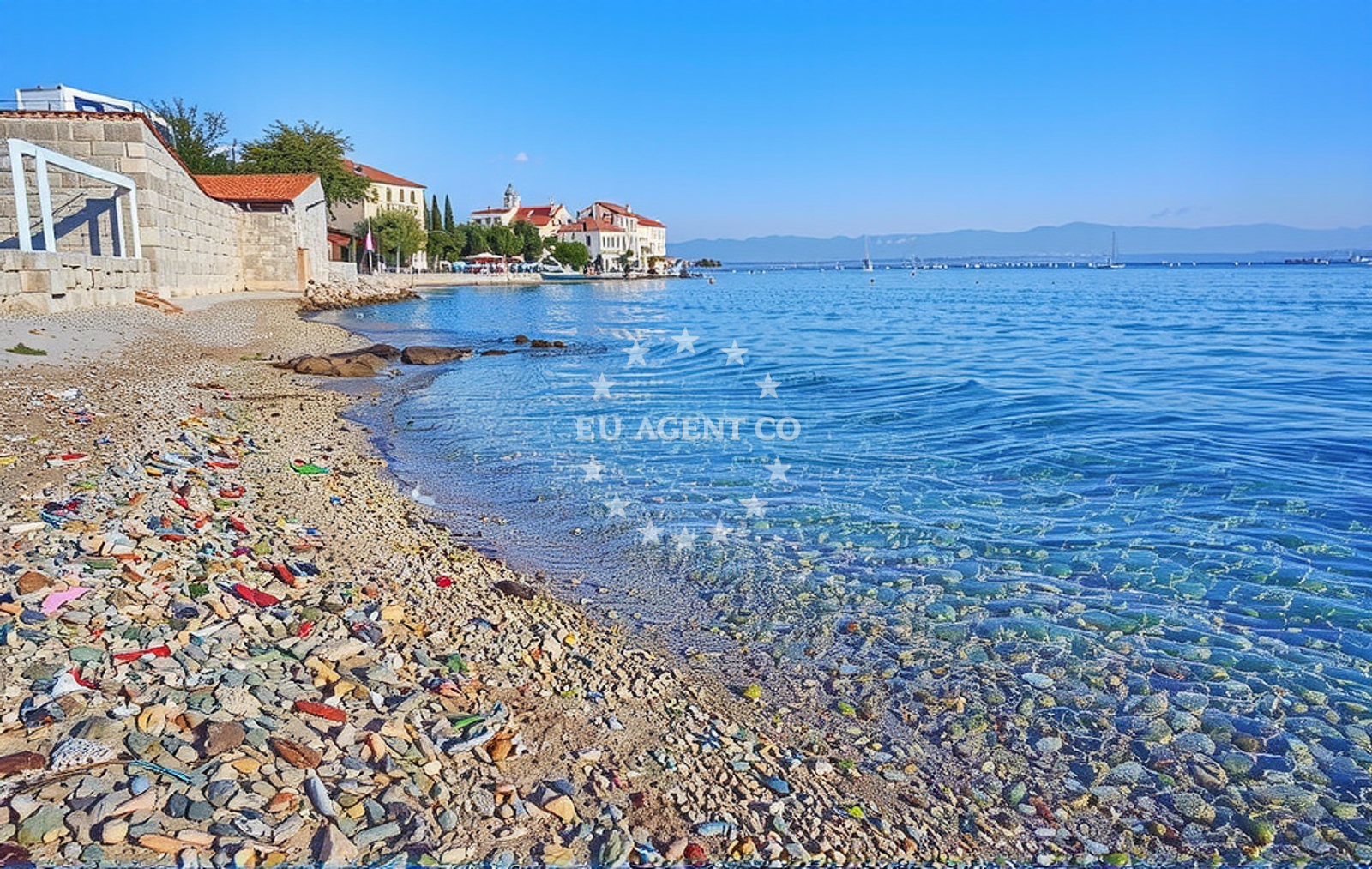 Additional view of Poljana harbor in Harbour in Poljana on the island Ugljan, North Dalmatia, Croatia photo 7
