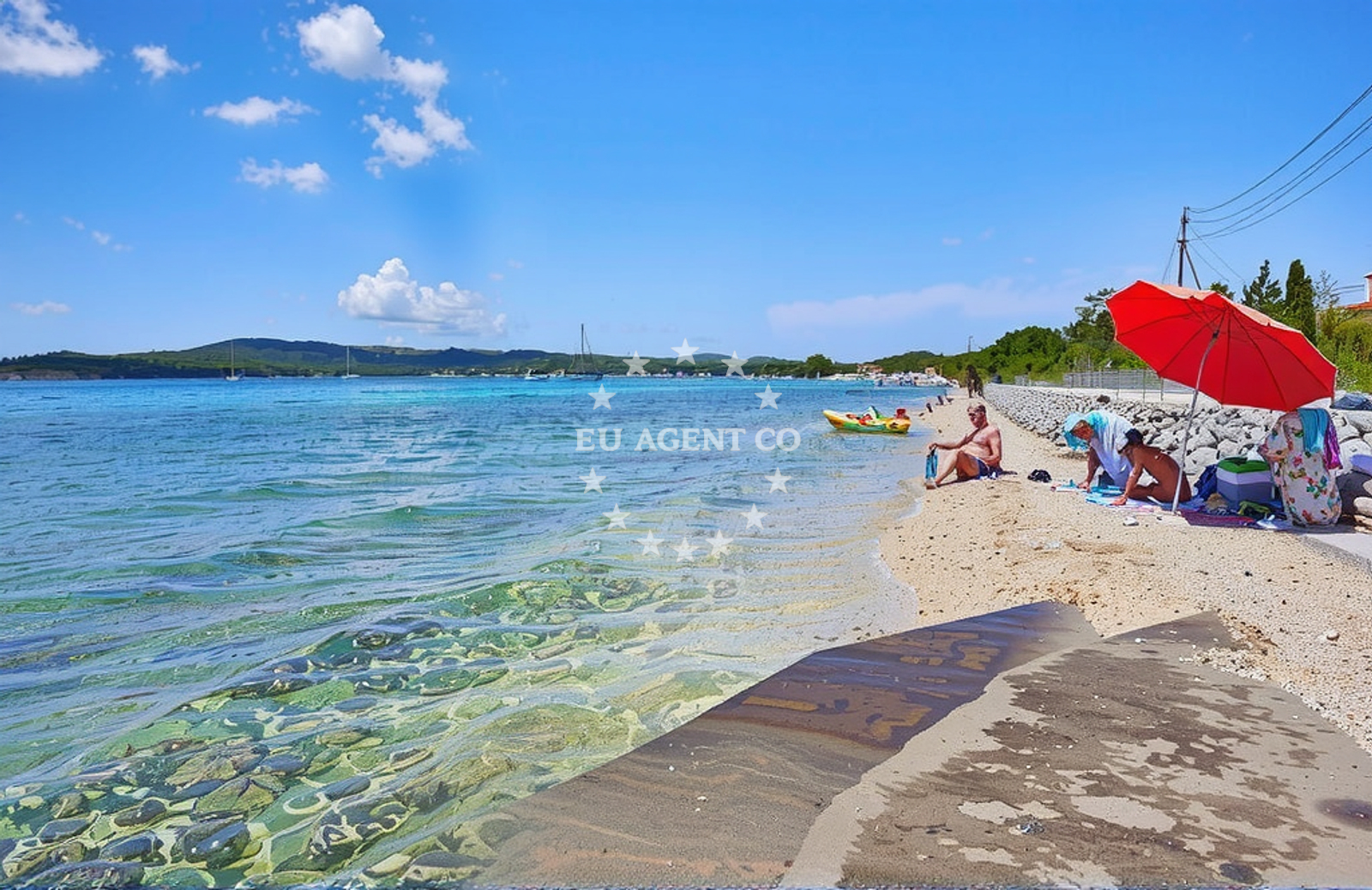 Additional view of Ugljan harbor in Harbour in Ugljan on the island Ugljan, North Dalmatia, Croatia photo 4