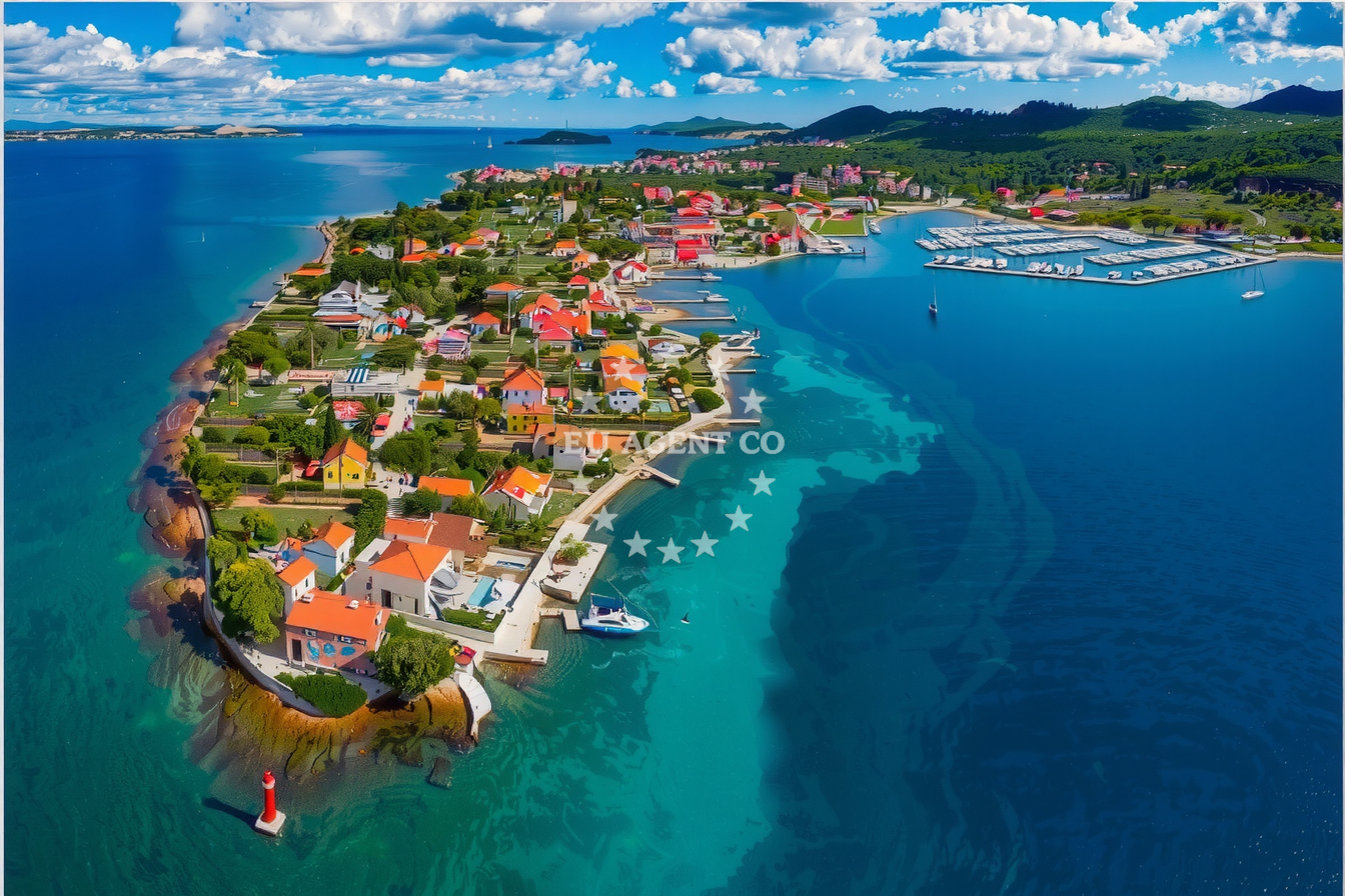 Additional view of Ugljan harbor in Harbour in Ugljan on the island Ugljan, North Dalmatia, Croatia photo 10