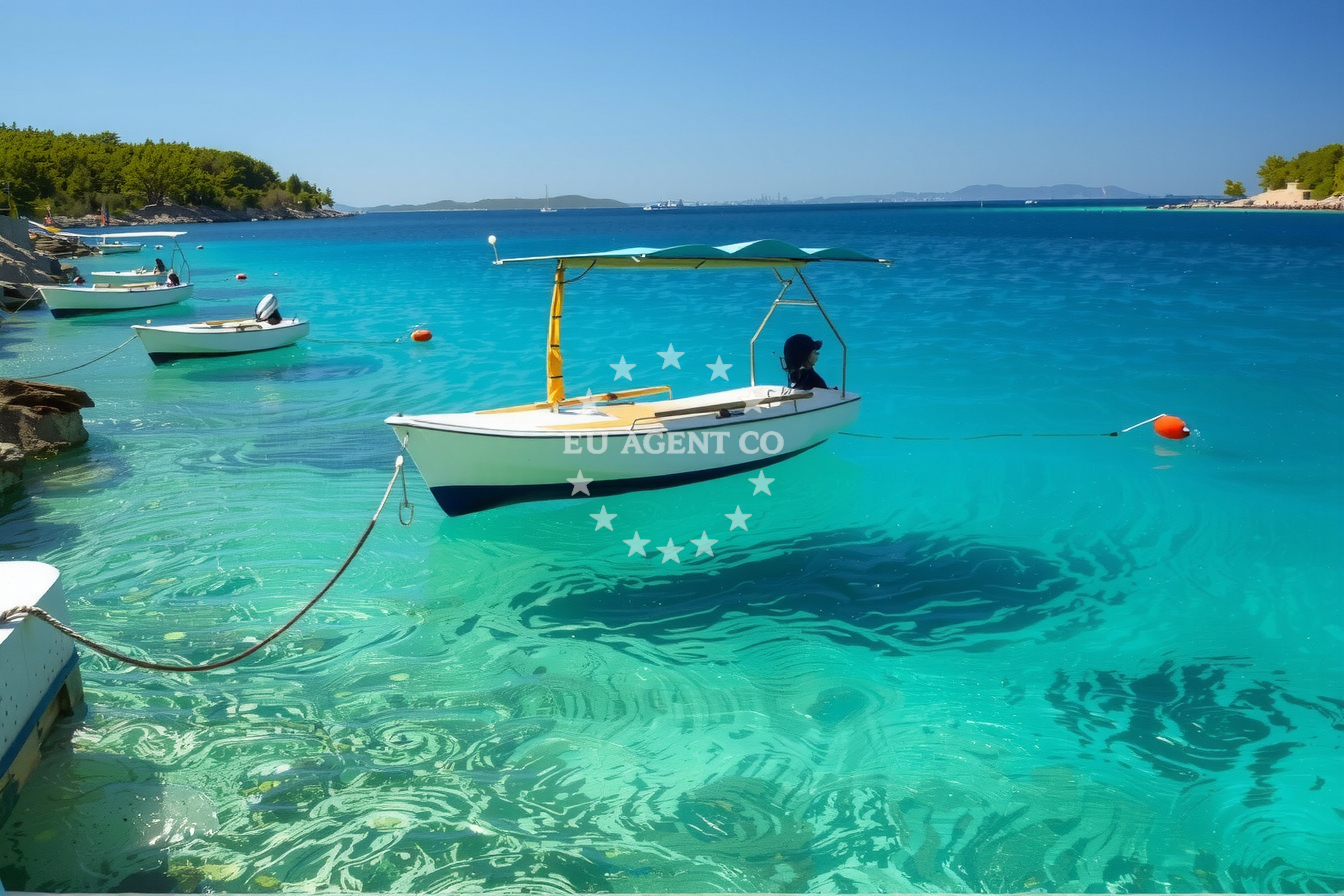 Additional view of Ugljan harbor in Harbour in Ugljan on the island Ugljan, North Dalmatia, Croatia photo 13