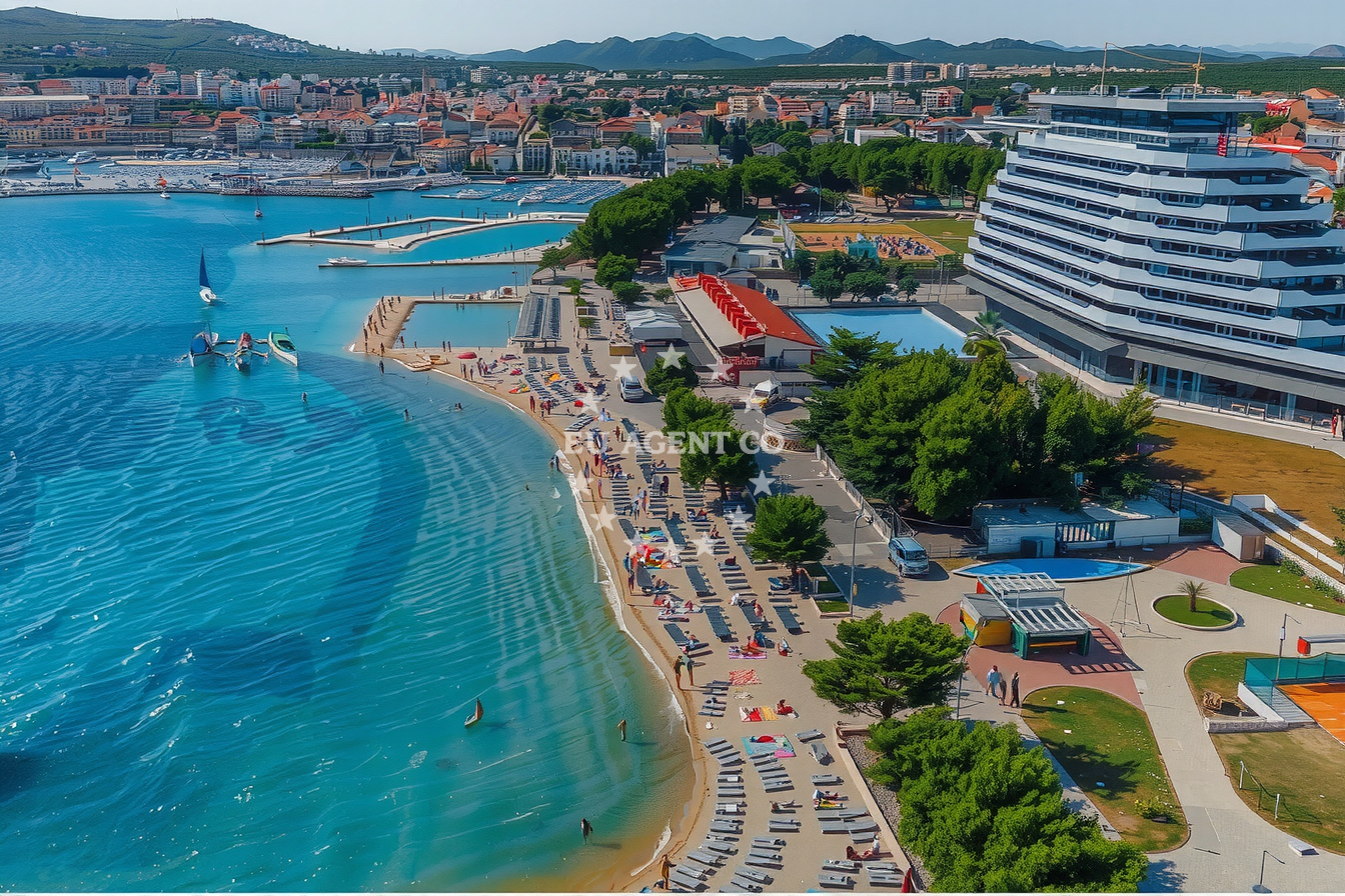 Additional view of Vodice harbor in Harbour in Vodice, North Dalmatia, Croatia photo 8