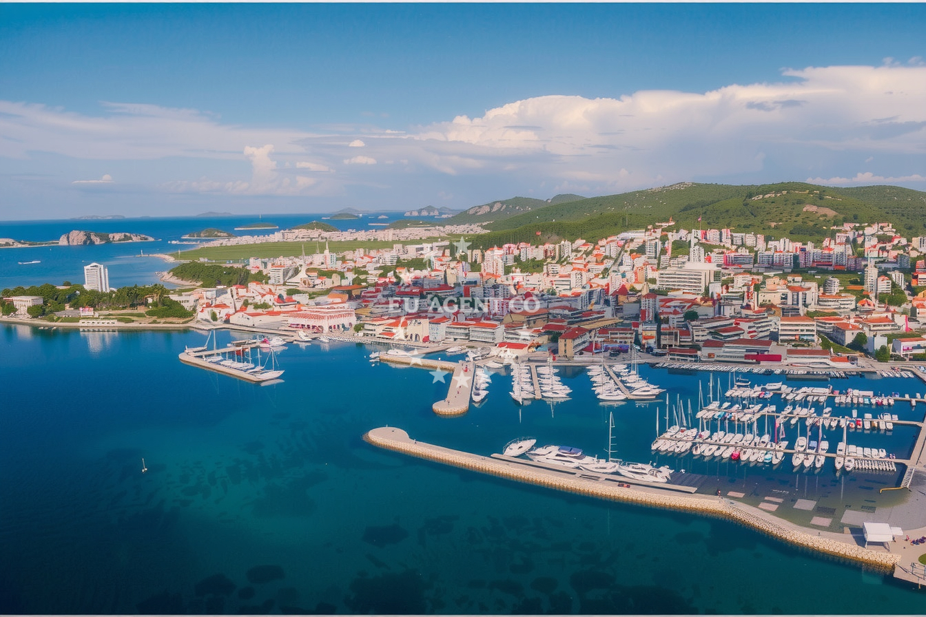 Additional view of Vodice harbor in Harbour in Vodice, North Dalmatia, Croatia photo 10