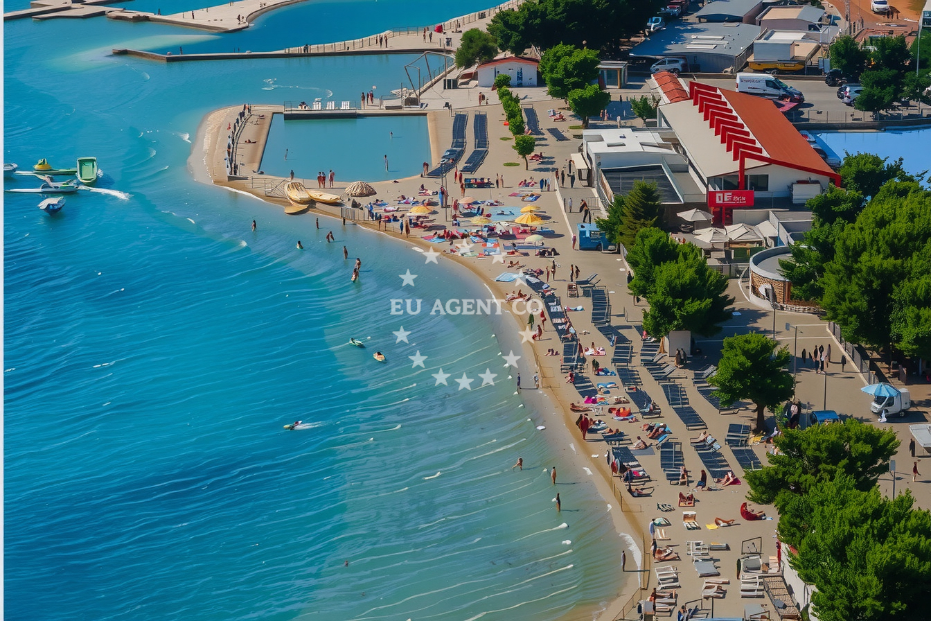 Additional view of Vodice harbor in Harbour in Vodice, North Dalmatia, Croatia photo 11