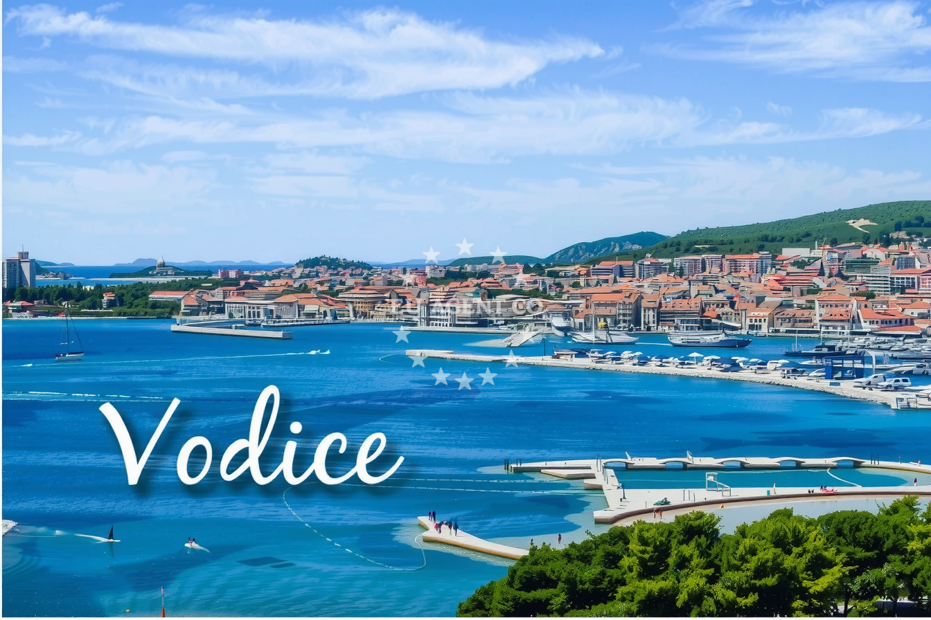 Additional view of Vodice harbor in Harbour in Vodice, North Dalmatia, Croatia photo 12