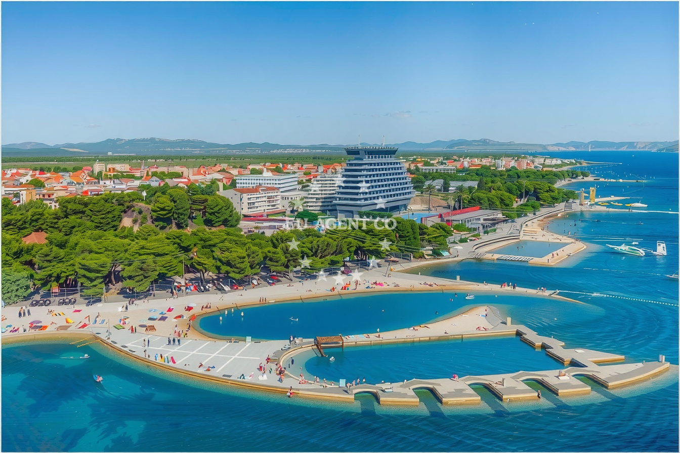 Additional view of Vodice harbor in Harbour in Vodice, North Dalmatia, Croatia photo 13