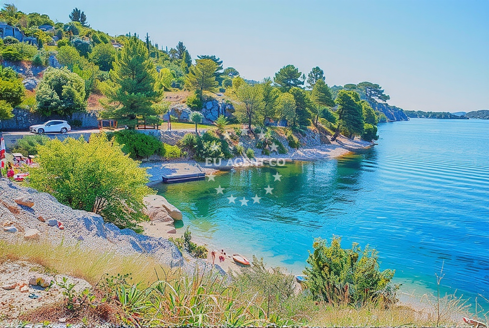 Additional view of Zaton harbor in Harbour in Zaton (near Šibenik), North Dalmatia, Croatia photo 6