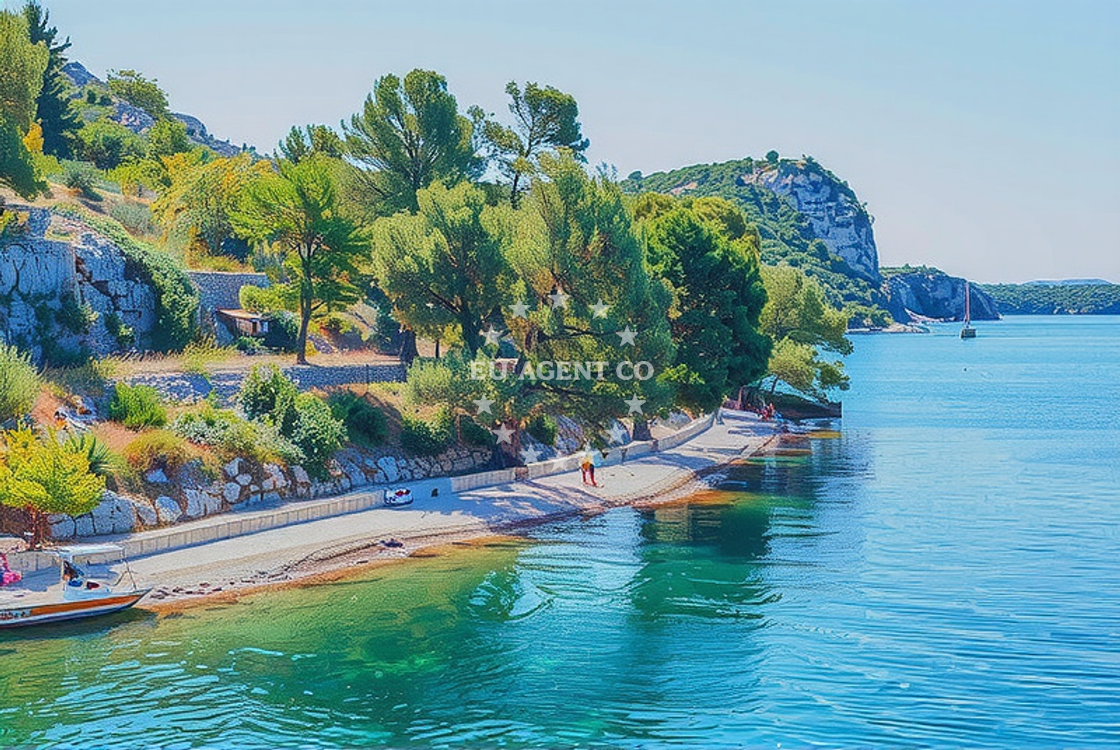 Additional view of Zaton harbor in Harbour in Zaton (near Šibenik), North Dalmatia, Croatia photo 10